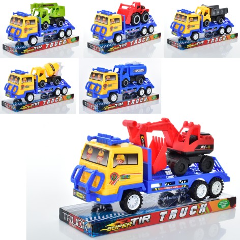 Трейлер инерция, 30см, стройтехника, 6 видов, в слюде 31-17-10 см 