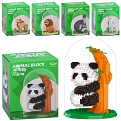 Конструктор тварина, колба, 5 видів, в кор-ці, 13-17-13см /60/