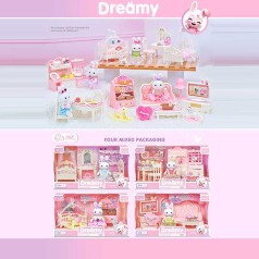 Набор мебели 4 вида, МИКС ВИДОВ в кор. /36/