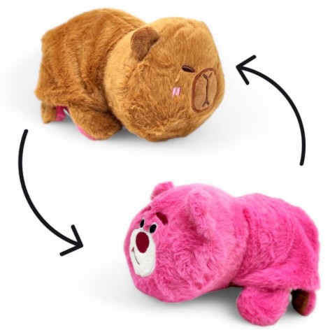 М'яка іграшка 2в1 ( ведмідь+капібара) 19 см