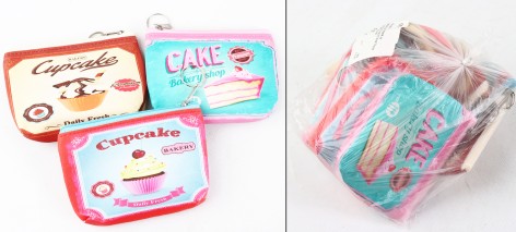 УЦІНКА 30% Косметичка 6 видів, на змійці, розмір вид.13 * 9см, 12шт в п / е 27 * 28см / 40