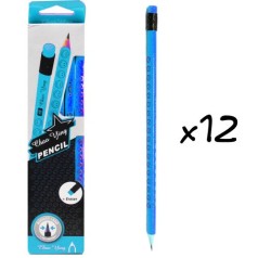 Прості олівці Chao Ying, 12 шт. (блакитний)