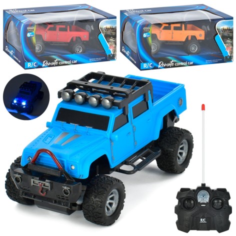 Р/К Джип 20см, світло, на бат-ці, 3 кольори, в кор-ці, 26-12,5-12см /18/