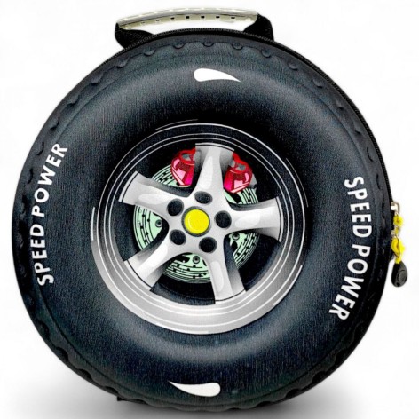 Рюкзак дитячий "Колесо" (26 см), чорний