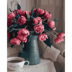 Роспись по номерам Пиона и чай