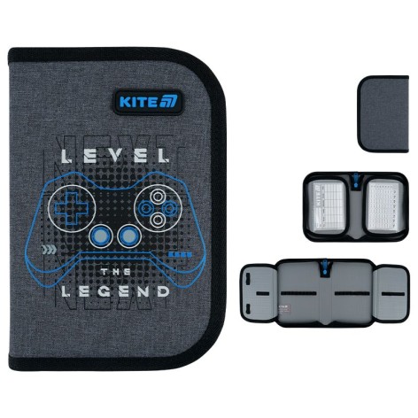 Пенал Kite 1 від., 2 відв., без наповнення 622 Level UP