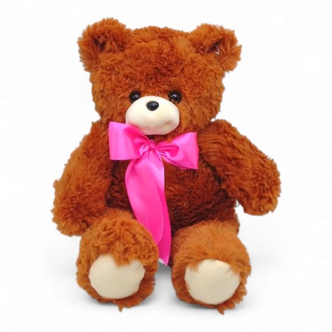 М'яка іграшка "Ведмедик Бонік" 55 см (60 за стандартом), коричневий