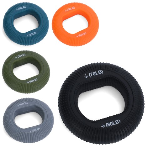 Еспандер кистьовий, 7,5-2см, 5видів(20-30LB, 30-40LB, 40-50LB, 50-60LB, 70-80LB), у п/е /60/