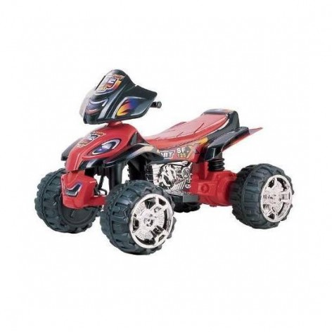 Квадроцикл детский  K-013 красный, аккумулятор, 2*6V7AH, 2*25W, 3 км/ч, до 30 кг, в коробке 110*75*78 см