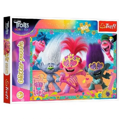 Пазлы -(100 элм.) Глитерные - 