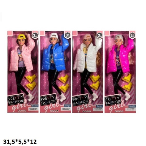 Кукла 29см 1882H с аксесс.4кол.кор.31,5*5,5*12 /120/