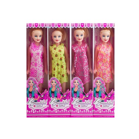 Кукла типа Барби микс 4 вида, корр. 