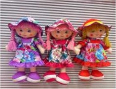 М'яка лялька 3 види, висота 44 см, мікс видів 