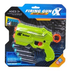Бластер с поролоновыми патронами "Firing Gun", зеленый