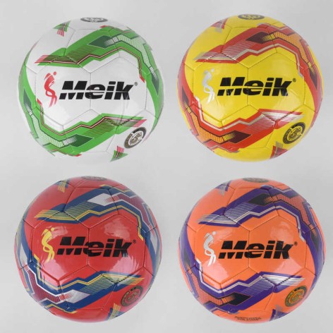 Футбольний м'яч 4 види, вага 340 грам, матеріал ТPU, балон гумовий