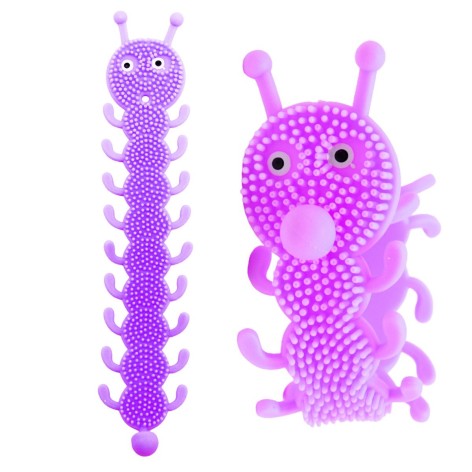 Браслет-антистресс "Гусень" (сиреневый)