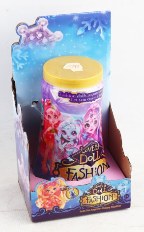 УЦЕНКА 40% Лялька 15 см, лялька-сюрприз, шарнірні суглоби, аксесуари, взуття, наліпки, в кор. 