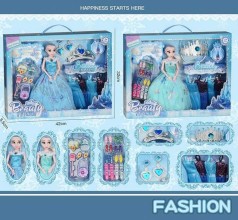 Лялька 2 види, висота 28, шарнірні суглоби, знімний одяг, аксесуари, в кор., МІКС 