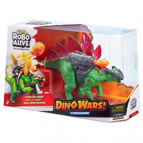 Інтерактивна іграшка Pets Robo Alive Війна Динозаврів Бойовий Стегозавр