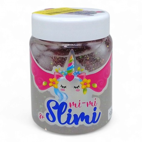 Слайм Mi-mi Slimi, 150 г белый + бордовый