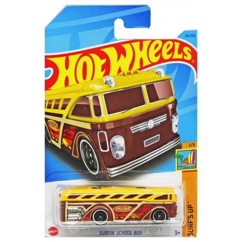 Машинка металева 70 SURFIN SCHOOL BUS