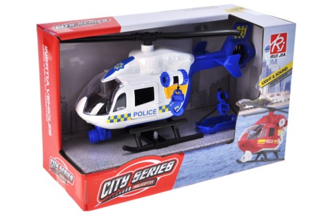 Вертолёт инерционный озвученный, со светом, в коробке р.23x10,5x15 см 