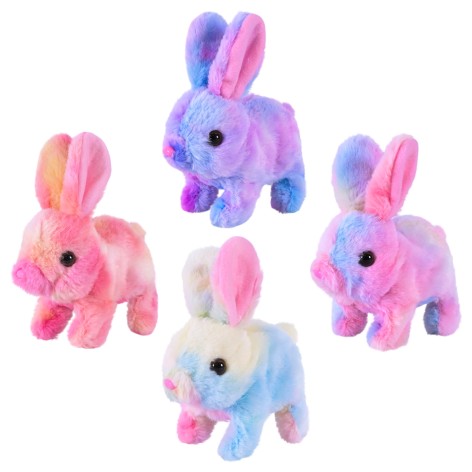 М'яка інтерактивна кролик 4 мікс 15*7*14см 