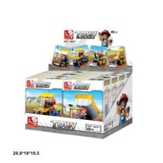 Конструктор M38-B0377 Town будтехніка 4в.8шт.в кор.28,9*19*19,5 /12