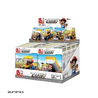 Конструктор M38-B0377 Town будтехніка 4в.8шт.в кор.28,9*19*19,5 /12