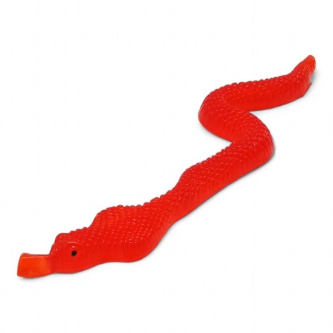 Лізун змія 35см червона