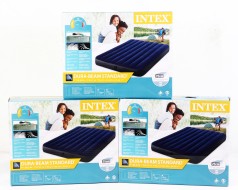 УЦЕНКА 30% Матрац велюр клапан 2 в 1, в кор.137х191х25см (аналог 68758) 