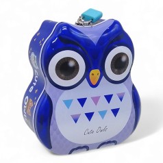 Скарбничка металева із замочком 