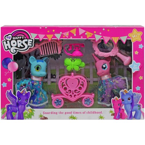 Поні QH 6B (24/2) 2 фігурки, аксесуари, в коробці