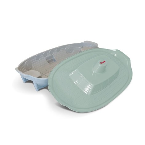 Песочница "Корабль" мята/светло-серый