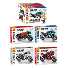 Конструктор, “Мотоцикл”, рухливі елементи /9/36/4шт в кор.