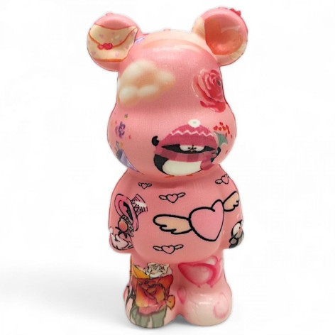 Сквіші ведмедики рожевий серце