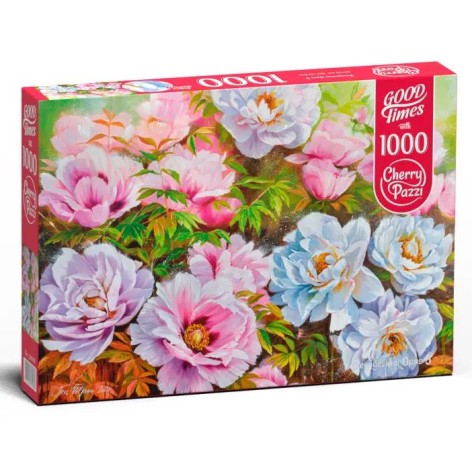 Пазлы "Прекрасные пионы", 1000 элементов