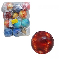 Мяч фомовый арт. PB1525 размер 6,3 см, MIX цветов, 12 штук