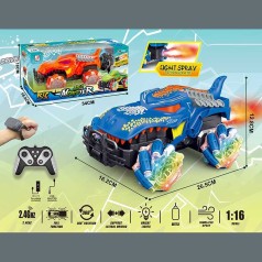 Радіокерована машина з парогенератором і підсвічуванням 1:16 3.7 V 2.4 GHz роликові колеса (ZJ238-60A)