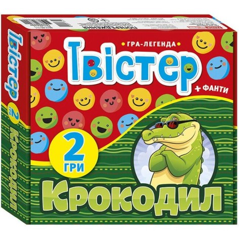 Гра "Твістер+крокодил (укр)"