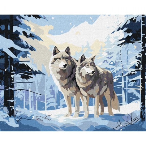 Набір для розпису по номерах. "Відданість" 40х50 см