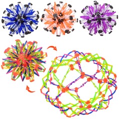 М'яч трансформер, 4 кольори, в п/е , 13-13-13см 