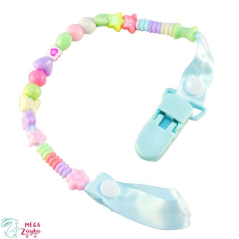 Клипса для пустышки, голубой