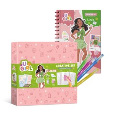 Набір блокнот з кольоровими маркерами Dodo 