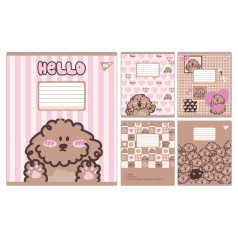 А5/12 кл. Yes Hello Puppy, зошит ученический школьный, цена за 25 шт. //