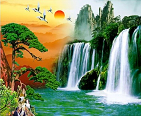 Алмазна мозаїка за номерами 191EZ 40*50 