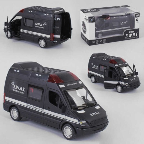 Машина спецтехники "Полиция" со световыми и звуковыми эффектами CLM51K