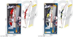 Арбалет 2 кольори, 3 стріли на присосках 52cм, відкрита кор. 25,6*57*6см 