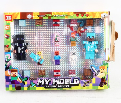 УЦЕНКА 30% Набір фігурок MC 23203  32*24см //