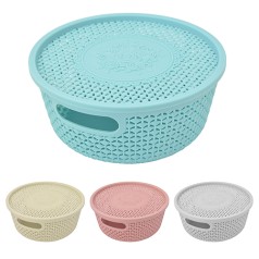 Корзина з кришкою L d23*10см 29485-L 